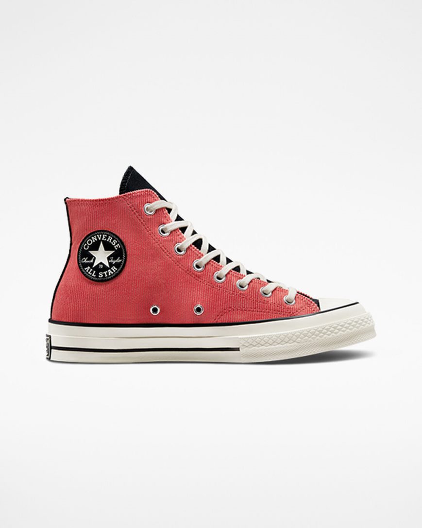 Pánské Boty Vysoké Converse Chuck 70 Workwear Červené Černé | CZ AHRD54